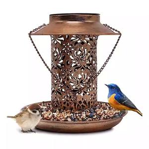 Fujian gemaakte tuinbalkon Amerikaanse landelijke vintage smeedijzeren vogelvoeder met nest voor ophanging in villa binnenplaats - Product Image 1
