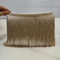 Gillian – Franges en polyester tissé lavables avec pompons et strass multicolores de 30 cm pour rideaux, vêtements et chaussures