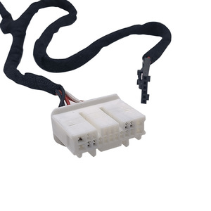 Faisceau de câblage automobile OBD2 personnalisé, 1 mètre, âme en cuivre, isolation PVC, gaine en nylon, adaptateur connecteur pour diagnostic automobile - Product Image 4
