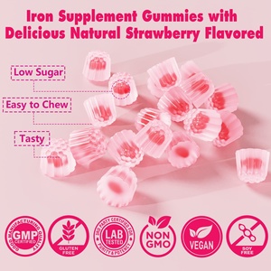 OEM/ODM Gummies en fer Complément alimentaire Vitamine C B12 Gummies infusés de folate et de betterave Catégorie Minéraux - Product Image 3
