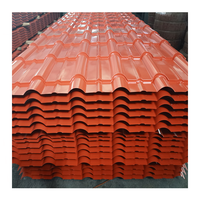 Láminas de Techo Corrugadas Galvanizadas con Recubrimiento de Color, Suministro de Fábrica, Servicios de Soldadura y Doblado, Estándar ASTM, Espesor de 0.12-0.13 mm