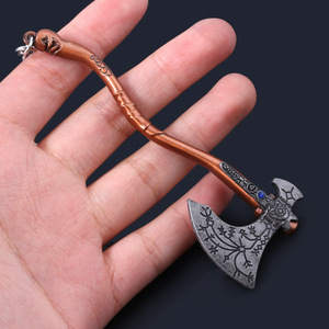 Llavero <span class=keywords><strong>God</strong></span> <span class=keywords><strong>of</strong></span> <span class=keywords><strong>War</strong></span> con Hacha de Kratos, Llavero Leviatán, Llavero con Espadas de la Caosa, Colgante, Accesorios, Llavero para Coche - Product Image 6