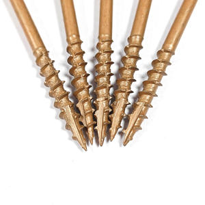 สกรูยึดพื้นระเบียงคุณภาพสูง ทนสนิม ขายส่งจากโรงงาน # 10 # 8 # สกรูเกลียวปล่อย 9 หัว แบบทอร์กซ์ - Product Image 3