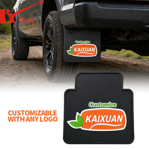 Universal Heavy Duty Road Debris Protection Splash <strong>Guards</strong> Raised Logo <strong>Mud</strong> Flaps <strong>Trailer</strong> Transport Vehicles - Product Image 2