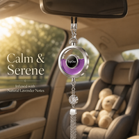 Diffuseur de parfum suspendu en alliage pour voiture de luxe, diffuseur d'huiles essentielles pour accessoires intérieurs de véhicules haut de gamme