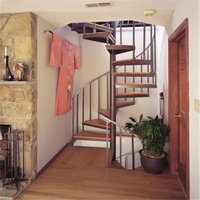 Moderne Stahlstufen Wendeltreppe Preise Eisen-Wendeltreppen