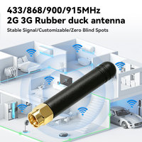 Antenne LoRa 868 MHz 900 MHz 915 MHz, mini-antenne en caoutchouc de 50 mm, connecteur SMA mâle pour passerelle IoT, comptage intelligent, bande ISM