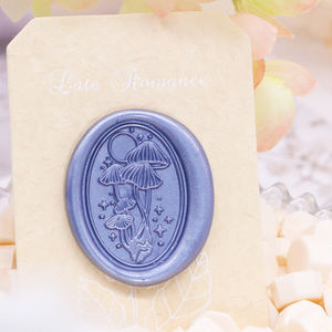 植物建築部門の楕円形ワックスシールスタンプレトロシーリングワックススタンプヘッド - Product Image 2