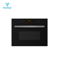Four à micro-ondes encastrable 4-en-1 de 35 L grande capacité avec grill électrique numérique à convection pour la cuisson à domicile