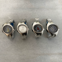 Montre en alliage décorative Alien Y2K du milieu du siècle torsadée rétro mode haut de gamme Instagrammable Niche montre-bracelet à Quartz