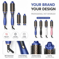 Brosse à boucler les cheveux Torlin électrique à température réglable 200°C/180°C avec protection thermique, effet boucles naturelles 32MM 38MM 45MM, idéale pour hôtels