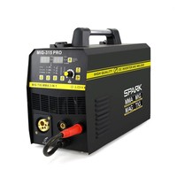 Nouvelle machine à souder à l'arc 3-en-1 MMA/MIG/TIG à courant continu avec fer à souder et fonction de soudage à l'arc, compatible 110V/220V