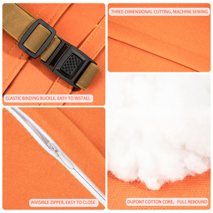 2023 coperta da viaggio in pelle scamosciata di lusso e cuscino lombare trapunta auto da ufficio <span class=keywords><strong>gadget</strong></span> per auto in pelle verde acqua cuscini - Product Image 5