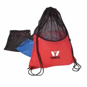 Túi Lưới Nylon Nhỏ Màu Đen LOGO Tùy Chỉnh Túi Lưới Bơi Dây Rút Polyester Túi Đựng Đồ Thể Thao - Product Image 6