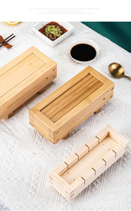 Molde para <span class=keywords><strong>Sushi</strong></span> de Bambú Sostenible, Molde para Hacer <span class=keywords><strong>Sushi</strong></span> Casero de Madera Natural, Herramienta de Cocina Ecológica - Product Image 5