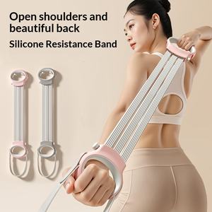 Banda Elástica de Yoga, Tensor de Cuerda Ajustable para Ejercicios de Espalda, Equipo de Fitness en Casa, Resistencia para Hombros y Deportes para Mujeres - Product Image 5