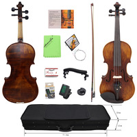 IRIN 4/4 Violon acoustique 44 fait main de bonne qualité, finition mate/brillante, ancien modèle, provenant de l'usine de Yiwu en Chine, prix de gros