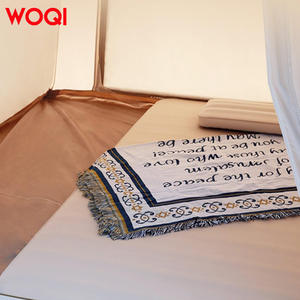 Colchón Inflable Portátil Woqi para 2 Personas, 200x132x3 cm, Inflado Rápido, Colchón de Aire para Acampar al Aire Libre, Color Blanco Hueso - Product Image 4