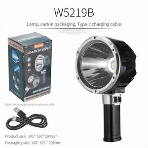 Lanterna de Mão com Luzes Duplas Frontais e Traseiras, Luz Forte, Carregamento, Longa Duração da Bateria, Manutenção, Lanterna de Emergência - Product Image 4