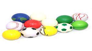 Pelota de juguete <span class=keywords><strong>antiestrés</strong></span> para entrenamiento de niños, Pelota de espuma suave con logotipo personalizado, gran oferta - Product Image 4