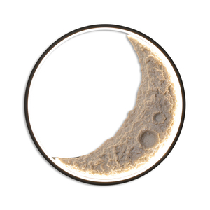 מנורות קיר הובילו אור ירח שלושה צבעים דימינג עבור סלון חדר שינה מחקר תאורת קיר אווירה - Product Image 6