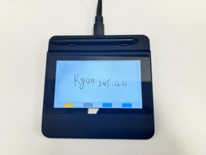 Tablette à signature électromagnétique <span class=keywords><strong>avec</strong></span> écran couleur de 5 pouces, dotée d'un module électromagnétique basé sur <span class=keywords><strong>Wacom</strong></span>. - Product Image 5