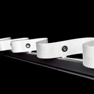 JP Factory Direct 3 5cm ceinture en forme de S robuste boucle à pointe en acier inoxydable système de rail de rideau sécurisé - Product Image 6