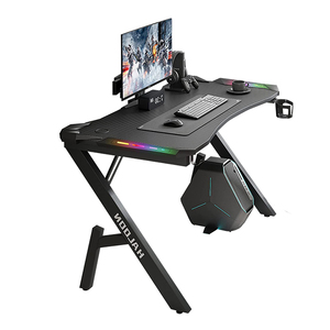 Ensemble Chaise et Table de Gaming en Gros pour <span class=keywords><strong>PC</strong></span>, Table de Course Informatique avec Lumières LED RGB, Table de Jeu pour Gamers - Product Image 2
