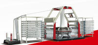 SANLONG SJ-FYB850-6 Machine à tisser circulaire informatisée pour sacs tissés en PP, 6 navettes, pour sacs de riz/farine/produits chimiques/ciment, moteur PLC