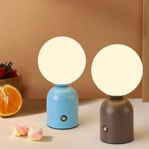 Nordic <b>Led</b> USB Multi-color Table Lamp <b>Touch</b> Rechargeable Dimming for Home Bedroom Bedside Bar Coffee <b>LED</b> Decorative Table <b>Light</b> - Product Image 4