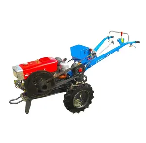 Hot sale Jiangsu Farm 12 Diesel Engine Two Wheel Hand Walking Tractor For Agricultural