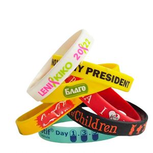 Pulsera de Silicona Personalizada con Logotipo Grabado y Relleno de Tinta, Sin Pedido Mínimo - Product Image 5