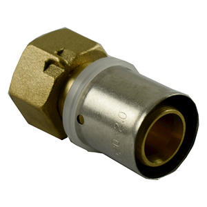 Conexión a presión de 16×1/2" hembra con tuerca de unión para tuberías PEX |   THS Thermostyle ® - Product Image 1