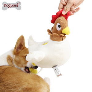 İnteraktif Koklama Tavuğu Köpek Oyuncakları Dayanıklı Çevre Dostu Polar Oyuncak Oynamak İçin Yok Edilemez Köpek Yumurtası Çıkaran Evcil Hayvan Çiğneme Oyuncakları - Product Image 3