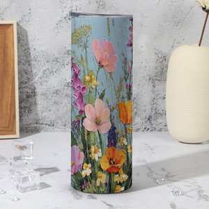 Stainless Steel Tumbler 20oz Vacuum <b>Insulated</b> Straight <b>Cup</b> Custom Design Beverage Container - Product Image 4