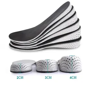 Usine de semelles intérieures de chaussures en mousse à mémoire de forme EVA, rehausseur de hauteur de 2 cm et 4cm