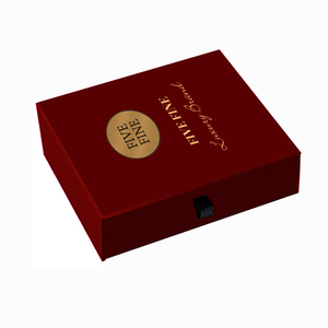 Emballage de bouteille de parfum de marque de luxe personnalisé de haute qualité fait à la main en relief et stratification brillante style coulissant boîte recyclée - Product Image 3