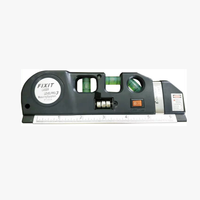 Règle professionnelle 15M niveleur laser infrarouge avec trépied et ruban à mesurer intégré de 2.5 mètres mesure de jauge de niveau de coque ABS