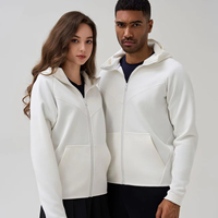 Nouvel ensemble de survêtement décontracté pour homme 2025 – Veste à capuche et pantalon de jogging en molleton 100 % coton avec logo personnalisé
