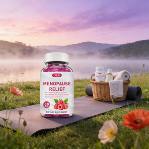 Vitamines pour soulager la ménopause pour femmes, en gummies, marque privée OEM ODM, cohosh noir, igname sauvage, trèfle rouge, aide à soulager les sueurs nocturnes - Product Image 4