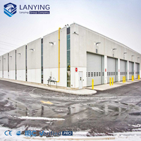 Bâtiment d'entrepôt en acier préfabriqué pour le stockage industriel et les centres de distribution
