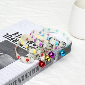 Collares brillantes para mascotas con campanas que brillan <span class=keywords><strong>en</strong></span> la noche, Collar para perros y gatos, anillo luminoso para el cuello, accesorios, envío directo - Product Image 1
