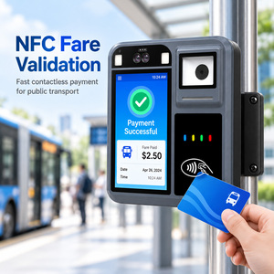 Validateur <span class=keywords><strong>de</strong></span> bus Android P18-Q avec lecteur NFC et QR pour la collecte des tarifs AFC des transports publics - Product Image 3