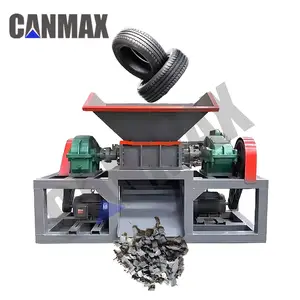 Wood Chipper And Dual Shaft Recycling Plastic Carrot Shredder