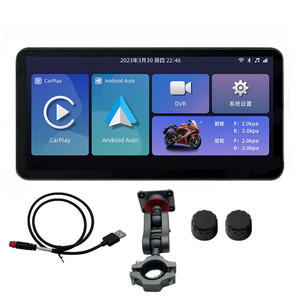 Écran tactile détachable rapide de 6,3 pouces pour moto, CarPlay sans fil, Android Auto, USB, étanche, pour Harley, Honda, BMW - Product Image 1