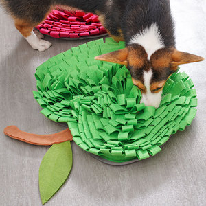 Alfombra Olfativa con Forma de Manzana para Perros y Gatos, Comedero Lento, Anti-estrangulamiento, Alfombra Interactiva de Forrajeo, Alivio del Estrés, Suministros para Mascotas - Product Image 3
