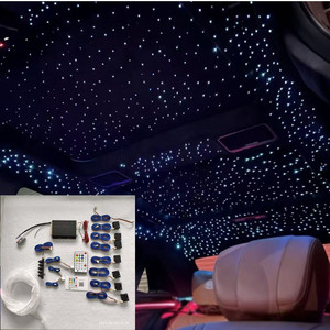 Kit de plafond étoilé personnalisé à commande vocale en fibre optique RBGW pour <span class=keywords><strong>Rolls</strong></span>-<span class=keywords><strong>Royce</strong></span>, éclairage de voiture ciel étoilé - Product Image 2