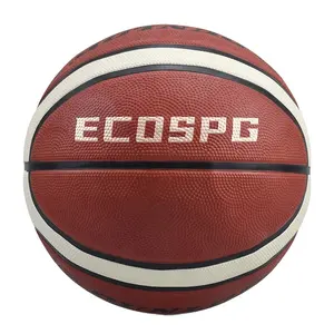 娱乐用新型2024年橡胶篮球热粘合篮球