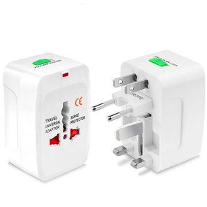 Adaptador de viaje universal todo en uno internacional mundial Adaptador de enchufe de alimentación de CA de pared para EE. UU. UE Reino Unido AUS Teléfono celular Laptop - Product Image 1