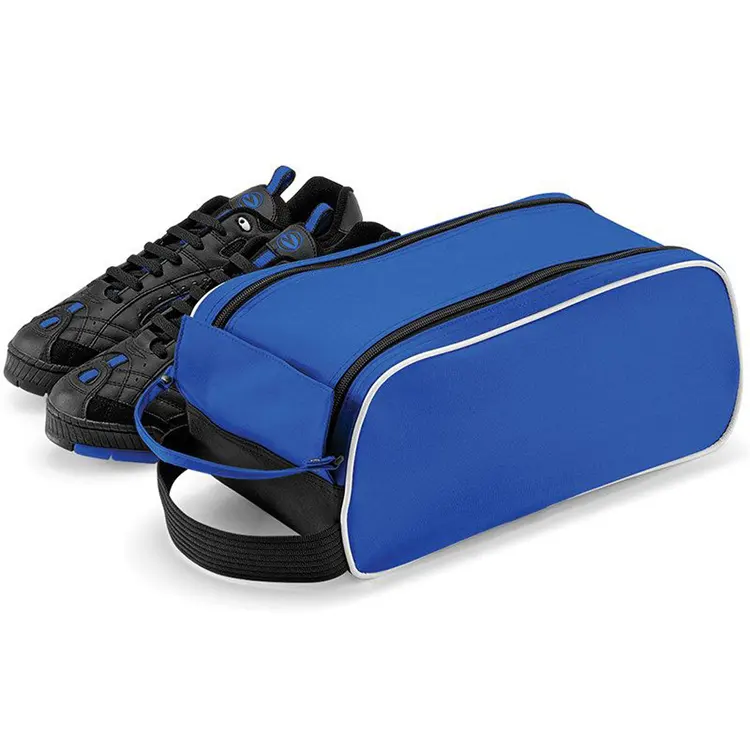 Bolsa de fútbol impermeable con cremallera personalizada, bolsa de transporte de zapatos de fútbol con asas para Golf